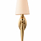 Бра Crystal Lux PER AP1 BRASS/BEIGE
